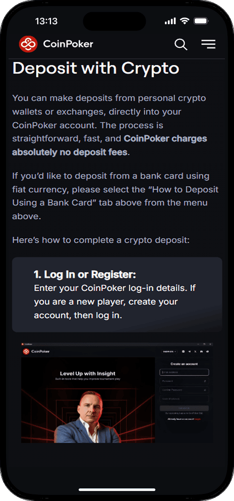 CoinPoker Payments